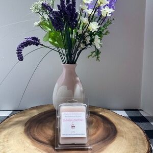 handmade strawberry shortcake wax melt